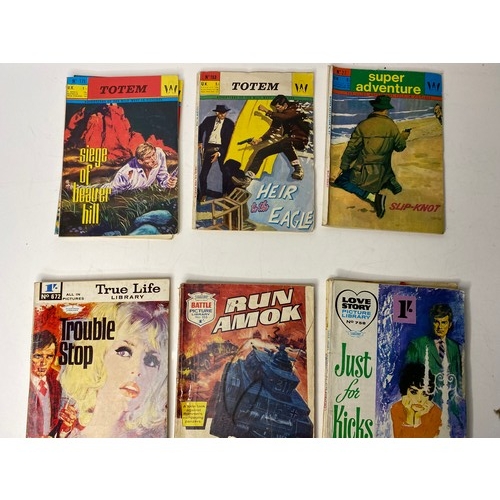 96 - Collection of vintage pocket sized comics including Totem, Super Adventure, Undercover and others.