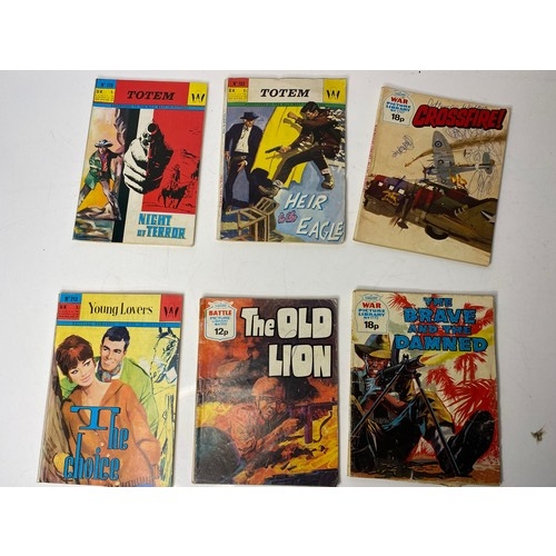 96 - Collection of vintage pocket sized comics including Totem, Super Adventure, Undercover and others.