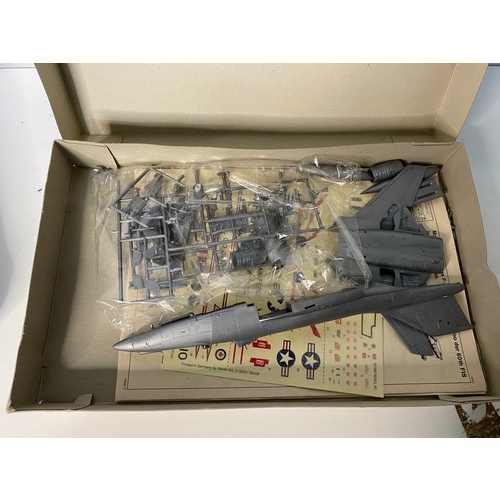 211 - 2 x model planes from Revell, McDonnell Douglas F-101B Voodoo and Sopwith F.1 Camel