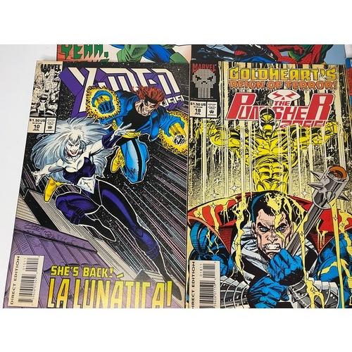 258 - 6 vintage USA Marvel comics made in 1994 to 1995 in mint as new condition includes,
 Marvel Spiderma... 