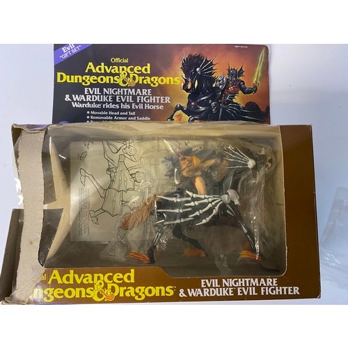 259 - Vintage Official Advanced Dungeons and Dragons boxed complete Evil Nightmare Horse and Rider Warduke... 