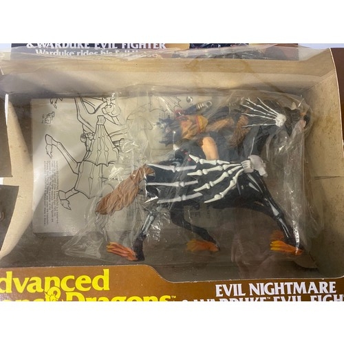 259 - Vintage Official Advanced Dungeons and Dragons boxed complete Evil Nightmare Horse and Rider Warduke... 