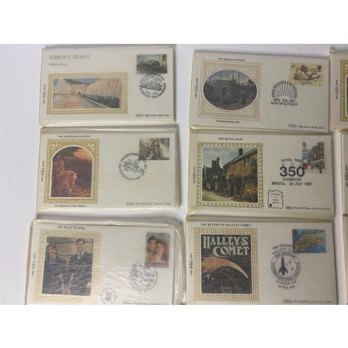 278 - 48 Benham Silks stamps in as new condition, group collection.