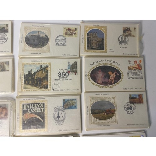 278 - 48 Benham Silks stamps in as new condition, group collection.