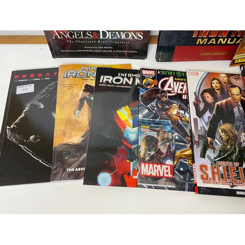 615 - Selection of comic books/graphic novels