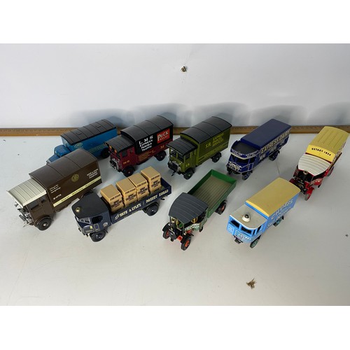 626 - Box of corgi models mostly 1/50 scale 'vintage Glory of Steam' vehicles