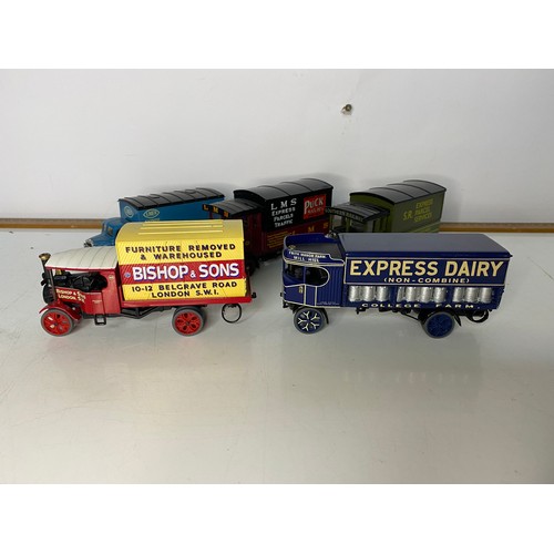 626 - Box of corgi models mostly 1/50 scale 'vintage Glory of Steam' vehicles