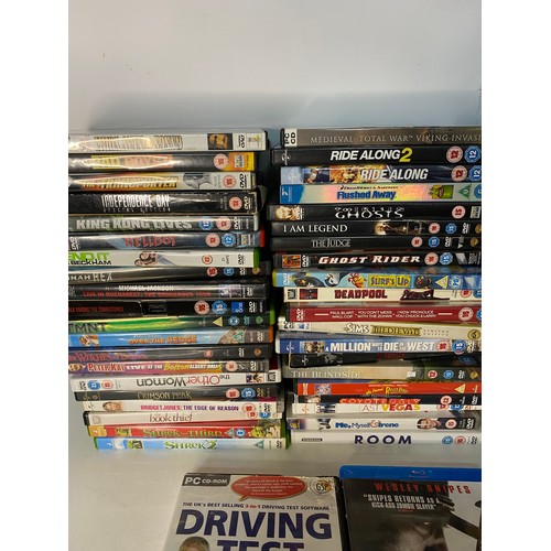 630 - Large selection of DVD's and some blurays