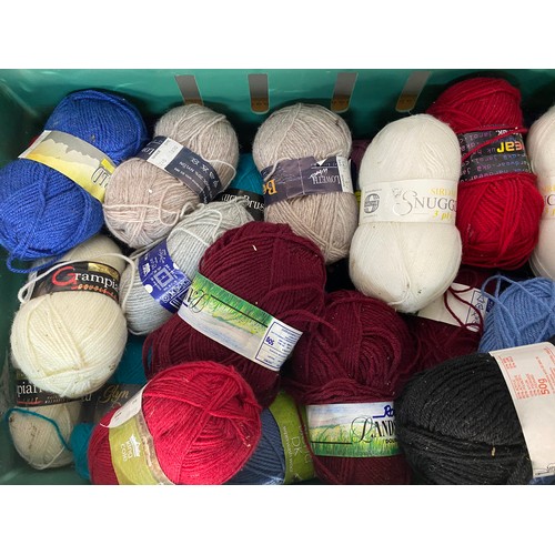 649 - Selection of 40 x 50g balls of wool, assorted colours