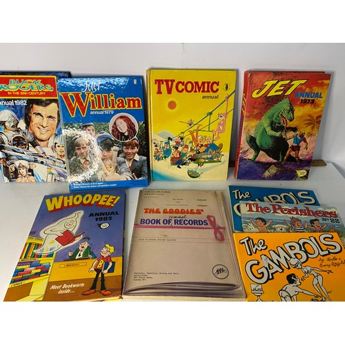 683 - Selection of vintage cartoon books and annuals.