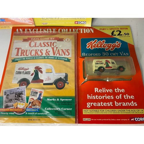 684 - 3 collectable diecast Vehicle magazines, unopened on card and with models.