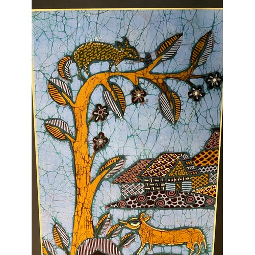 687 - Batik art painting 