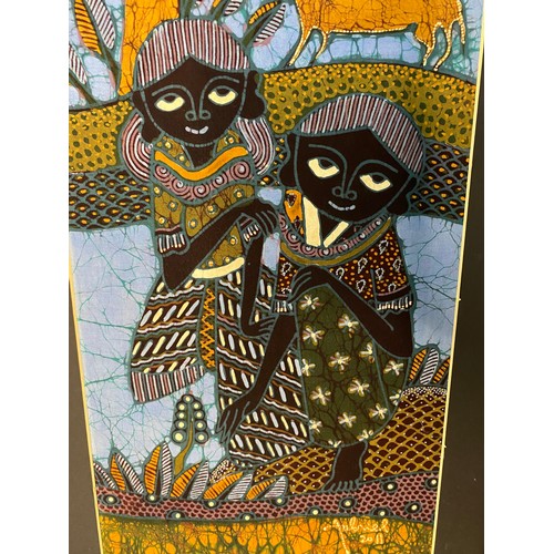 687 - Batik art painting 