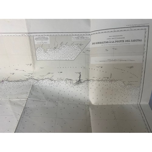 689 - Collection of large scale maps some are vintage.