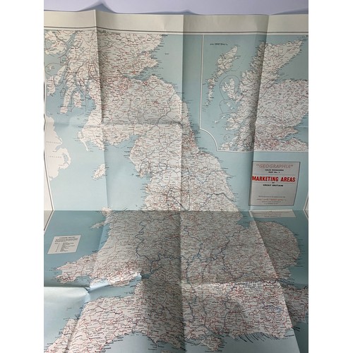 689 - Collection of large scale maps some are vintage.