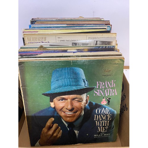 705 - Large selection of vinyl records.