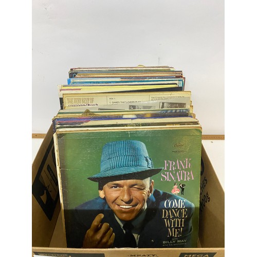 705 - Large selection of vinyl records.