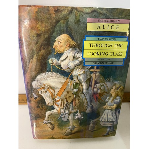 719 - Alice in Wonderland Box Set and Through the Looking Glass by Lewis Carroll hardback books.