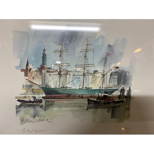 727 - Limited Edition framed Watercolour 