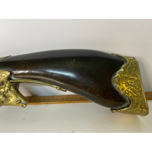 739 - Vintage Blunderbuss replica wall hanging measuring 70cms long