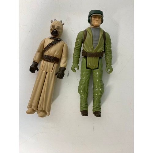 811 - Six vintage Star Wars figures from A New Hope, The Empire Strikes Back and The Return of the Jedi. F... 