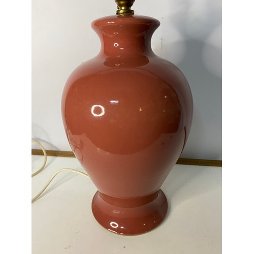 539 - Denby Lamp measuring 42 cms tall