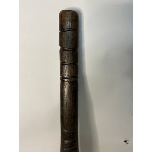 543 - Antique 19th century Ethnic club measuring 55 cms long