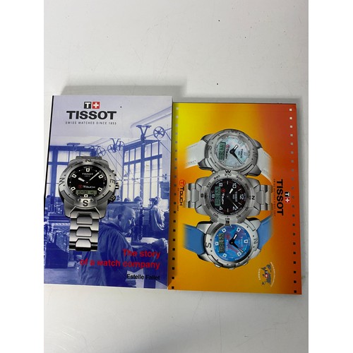 561 - Tissot 1858 chronograph watch in box and with papers.