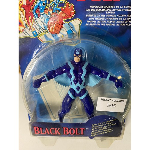 595 - Marvel fantastic 4 - Black Bolt sealed/carded