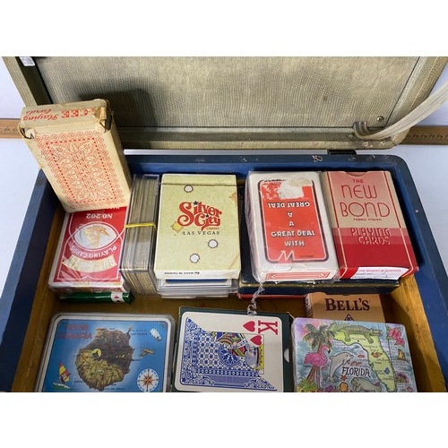 572 - Box of vintage Playing Cards.