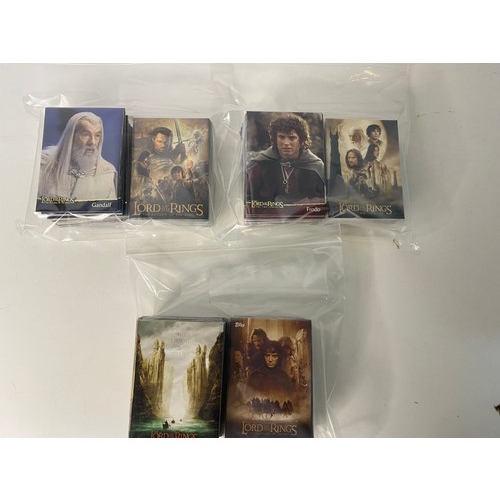 805 - Six Topps The Lord of the Rings card series in new condition, six complete sets are...
The Fellowshi... 