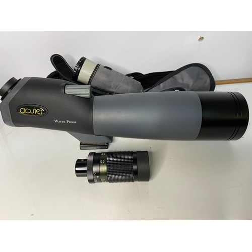 112 - Acutor ST20-60x80a waterproof angled spotting scope.