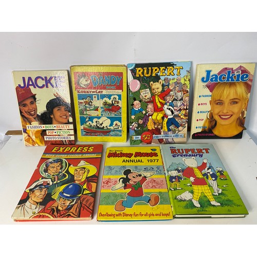 213 - Selection of old annuals from Jackie, Judy, Rupert and others.