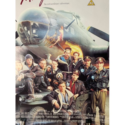 500 - Vintage film poster Memphis Belle Warner Bros, staring Sean Astin, Harry Connick Jr, Billy Zane, Mat... 