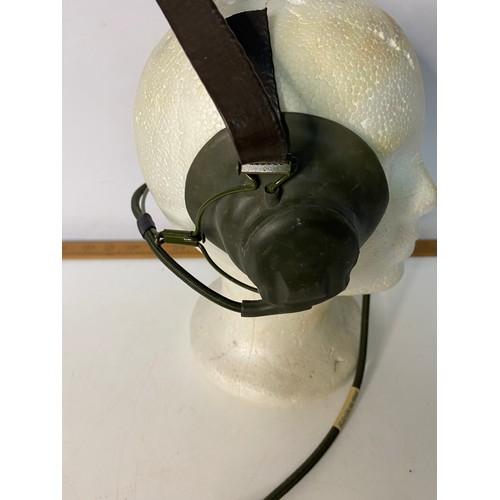 25 - WW2 pilots headset/headphones