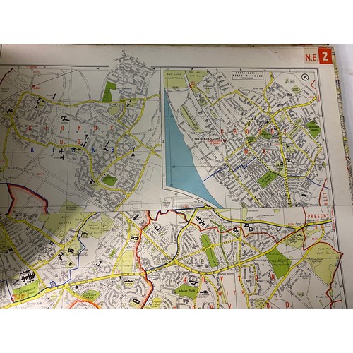 26 - South Lancashire map book Geographia Ltd, full of old maps.