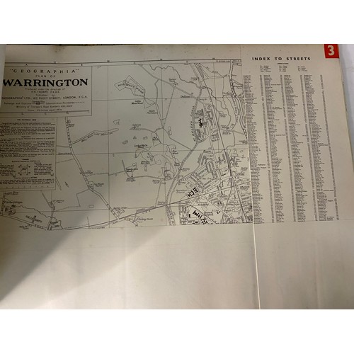 26 - South Lancashire map book Geographia Ltd, full of old maps.