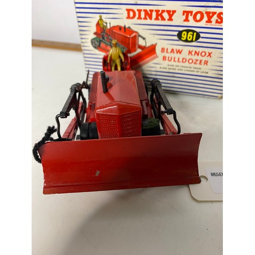 29 - Boxed Dinky Blaw Knox Bulldozer, in excellent condition.