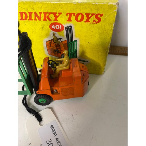 30 - Boxed Dinky Fork Lift Truck in excellent condition.