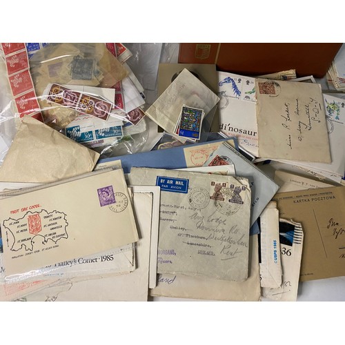 32 - Large selection of stamps, first day covers and postal history.