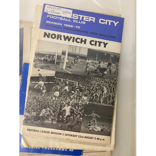 56 - Album of vintage 1960's football programmes.