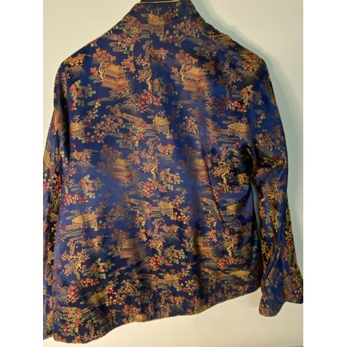 58 - Reversable silk jacket, no size label but would suggest medium