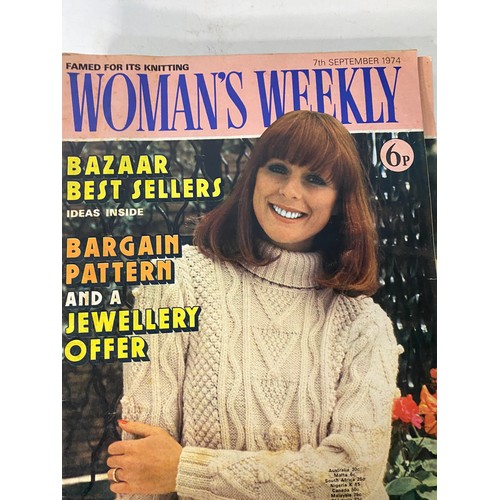 74 - Selection of vintage magazines including Woman's Own, Radio and TV Times and others.