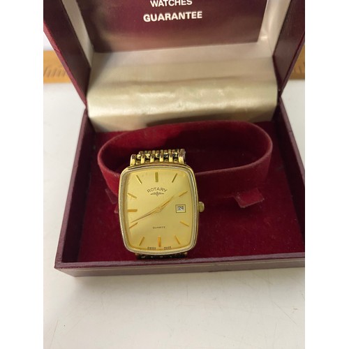 81 - Boxed Gents Rotary watch