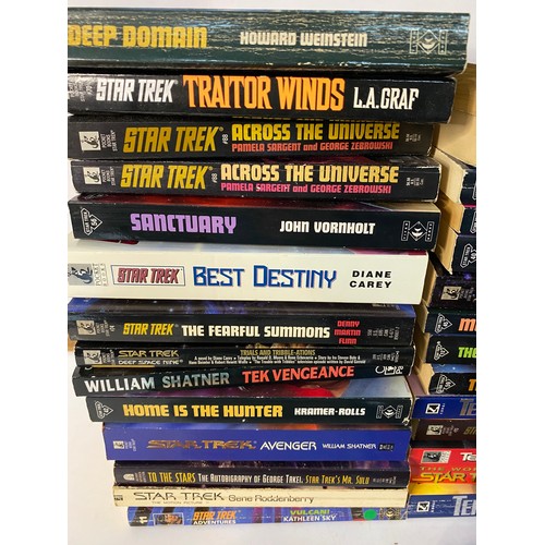 602 - Collection of vintage Star Trek novels.