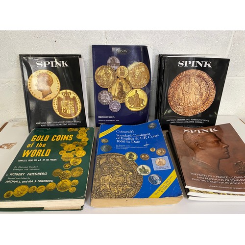 726 - Selection of coin collecting books