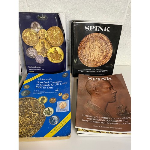 726 - Selection of coin collecting books