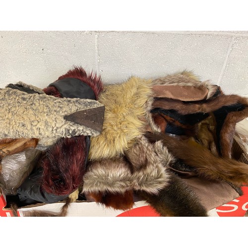 764 - Large selection of furs