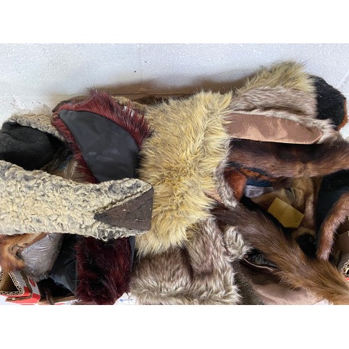 764 - Large selection of furs