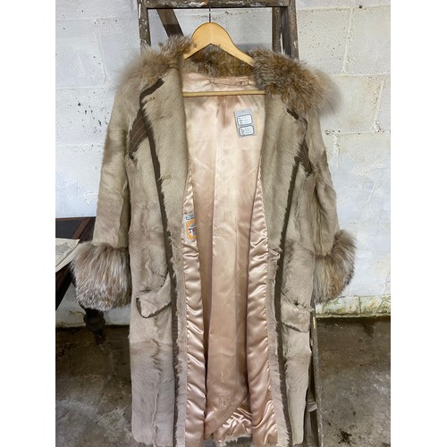 782 - Ellis Barker fur jacket, size 10/12